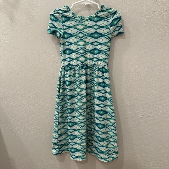 Dot Dot Smile Teal Aztec Print Maxi Dress - Picture 7 of 7